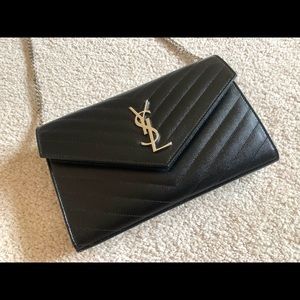 YSL Monogram Chain Wallet